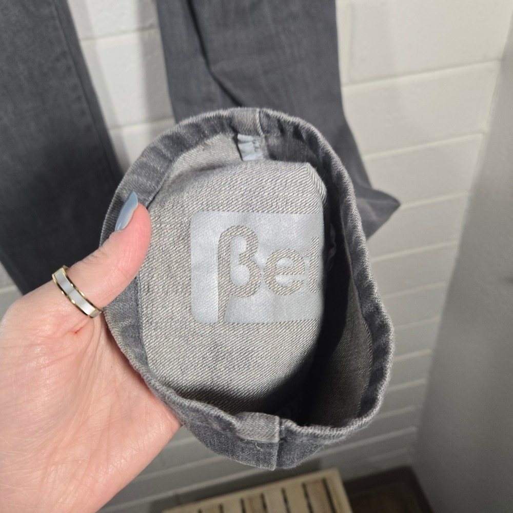Betabrand Sons of Britches Jeans Mens 34x36 Gray Slim Straight Stretch Denim - Picture 6 of 9